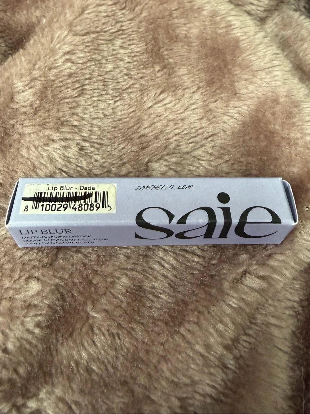 Saie Lip Blur Matte-Blurrring Lipstick in color Dada